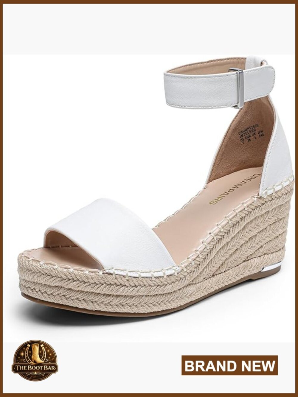 Womens Wedge Sandals Open Toe Espadrilles Dressy Ankle Strap Platform